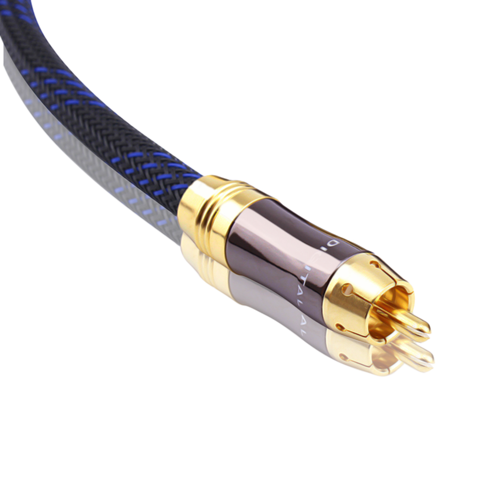Audio Splitter Y - HIFI digitale coaxiale audio-/videokabel (OD 8,0