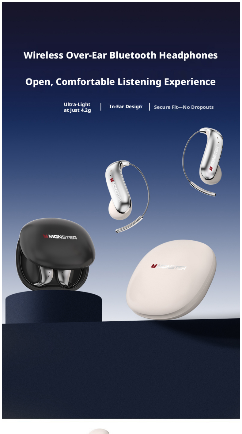 MONSTER C01 Open Ear Hook draa - Sports Earphone Hook recensie en prijs