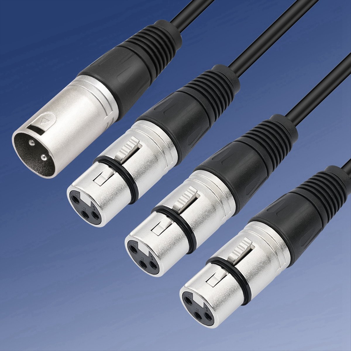 (PQWN) 3Pin XLR Male naar 3 Fe - Audio Splitter Y recensie en prijs