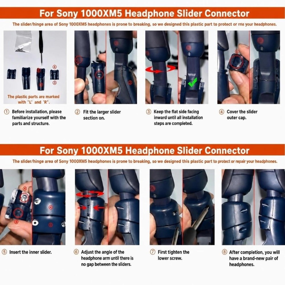 Complete reparatieset voor kun - Sony Headphone Wh-1000Xm5 recensie en prijs